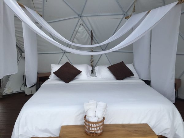 Cama glamping Filandia